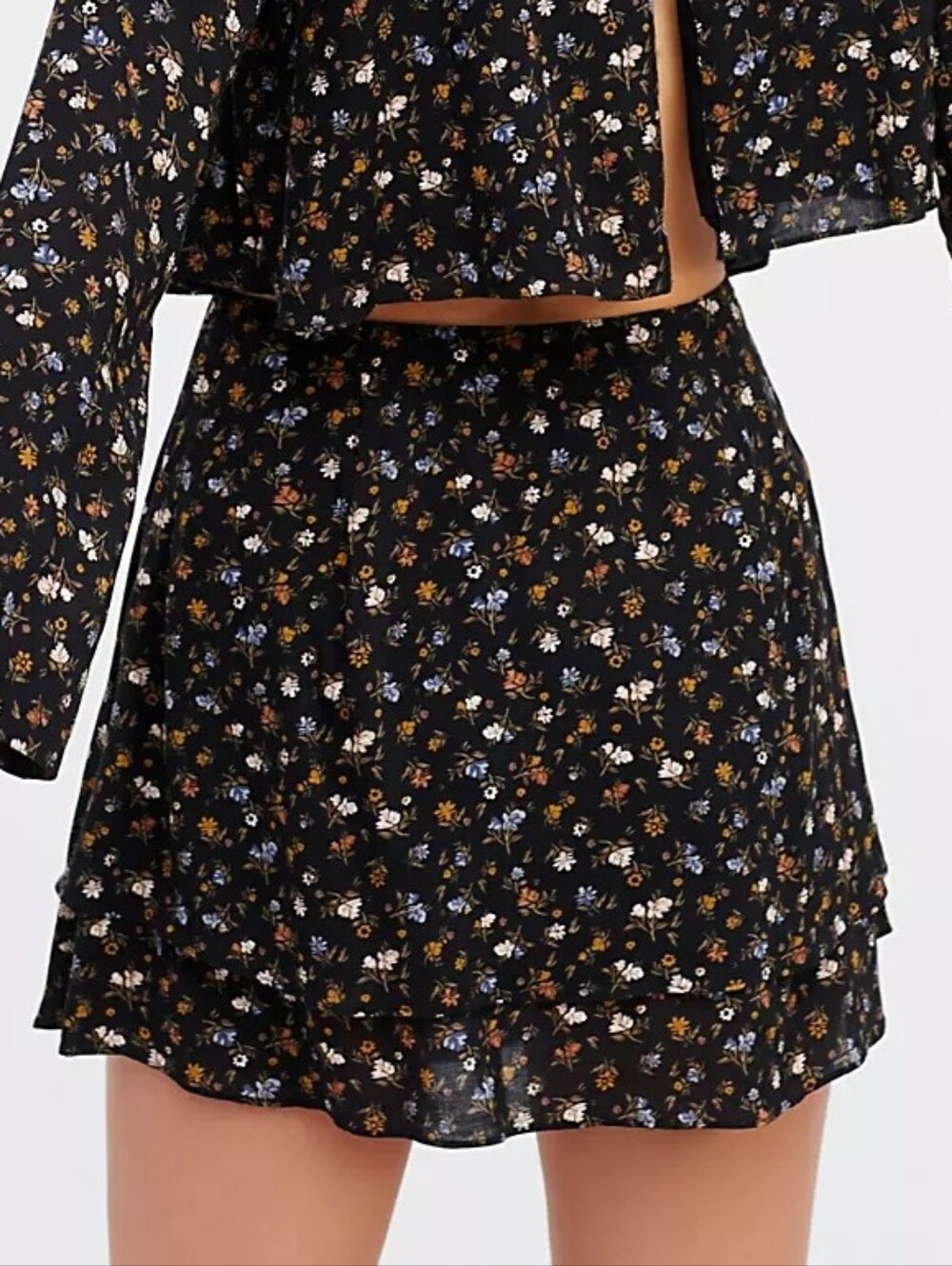 Free People She's A Dime Floral Button Down Skirt Small - Picture 2 of 10